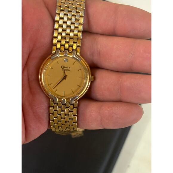 Vintage Caravelle By Bulova Gold Tone Men’s Watch! New Battery! - Picture 1 of 8